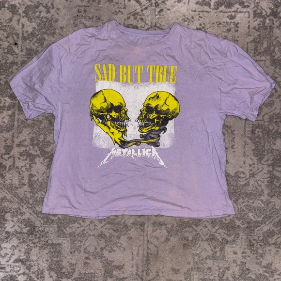 Metallica Tops - Metallica Purple Graphic Tee - Short Sleeve